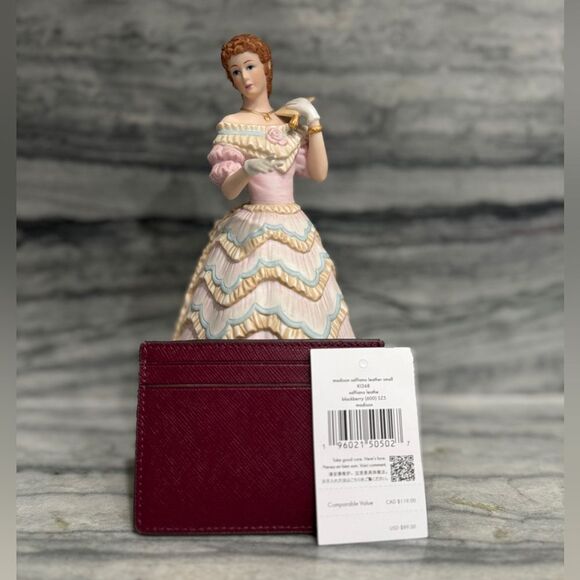 Kate Spade Small Leather Slim Card Holder w/Dust Bag - Picture 4 of 5